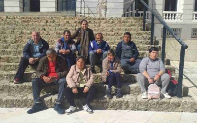 Excursión de la Residencia de Adultos ‘El Cristo Roto’ al paraje natural de ‘La Rocina’, en el entorno de la aldea de El Rocío