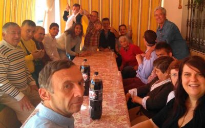 Los adultos de la Residencia ‘El Cristo Roto’ disfrutaron de la romería en honor a San Isidro Labrador